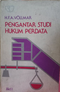 Pengantar studi hukum perdata Jilid 1