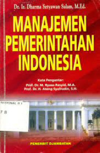 Manajemen pemerintahan Indonesia