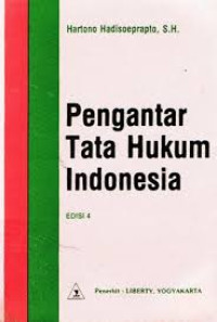 Pengantar tata hukum Indonesia