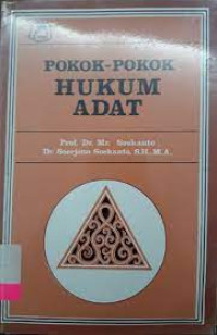 Pokok-pokok hukum adat