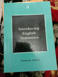 Introducing english semantics