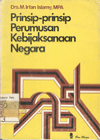 Prinsip-prinsip perumusan kebijaksanaan negara